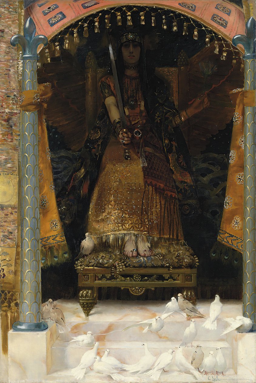 Guerra e paz, 1886. de Georges Antoine Rochegrosse