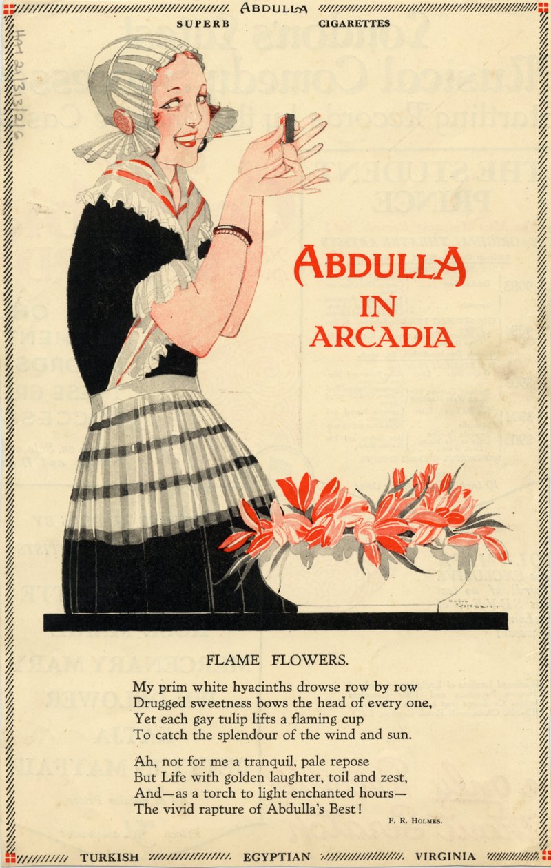 Cigarros Abdulla, 1920 de Georges Barbier