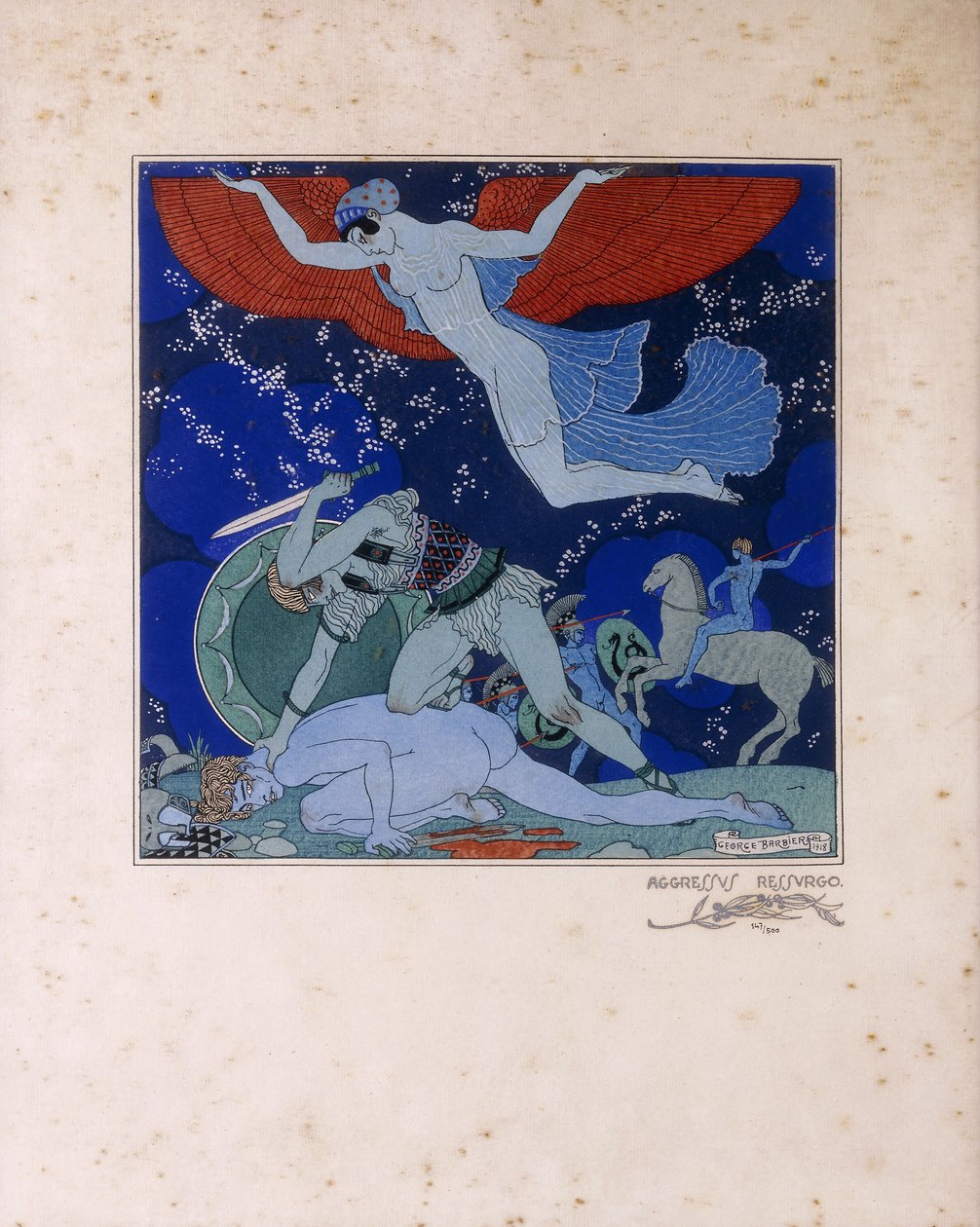 eu subo novamente de Georges Barbier
