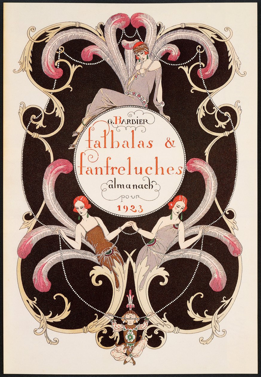 Falbalas et Franfreluches, almanaque da moda de Georges Barbier