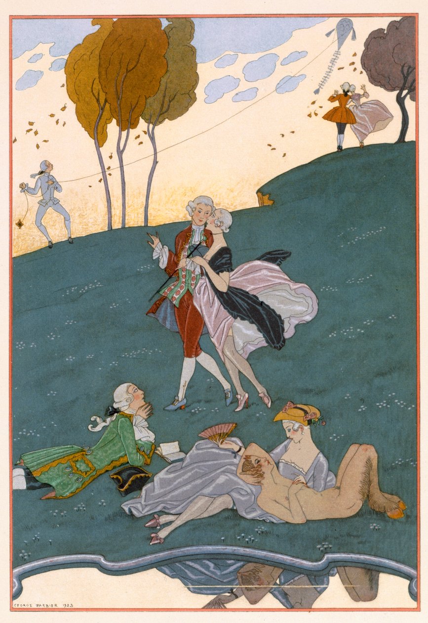 Fetes Galantes, ilustração para 