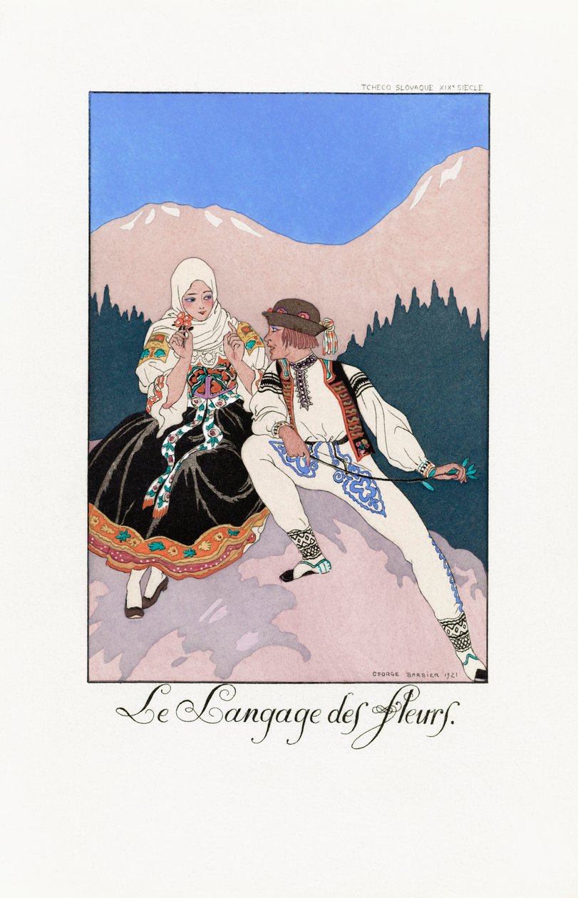 Ilustração de George Barbier. de Georges Barbier