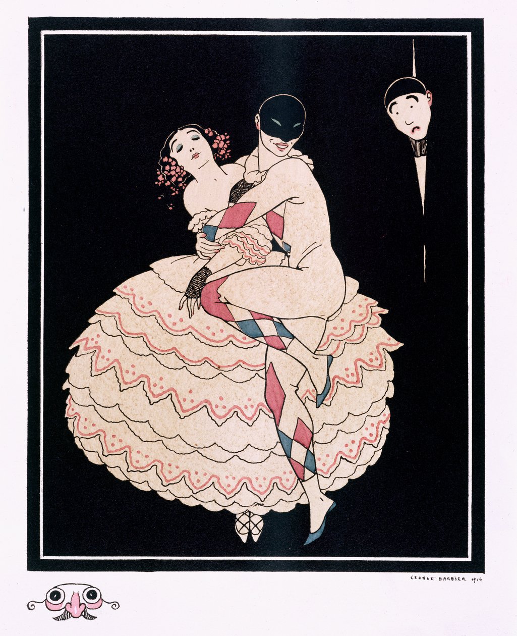 Karsavina, pub. 1914 (cor litho) de Georges Barbier