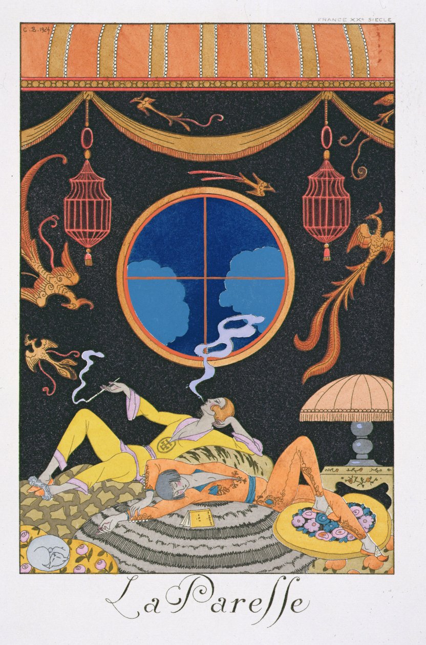 A preguiça de Georges Barbier