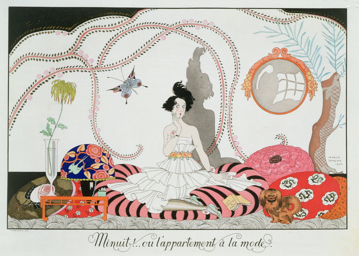 Meia-noite! ou O Apartamento da Moda de Georges Barbier