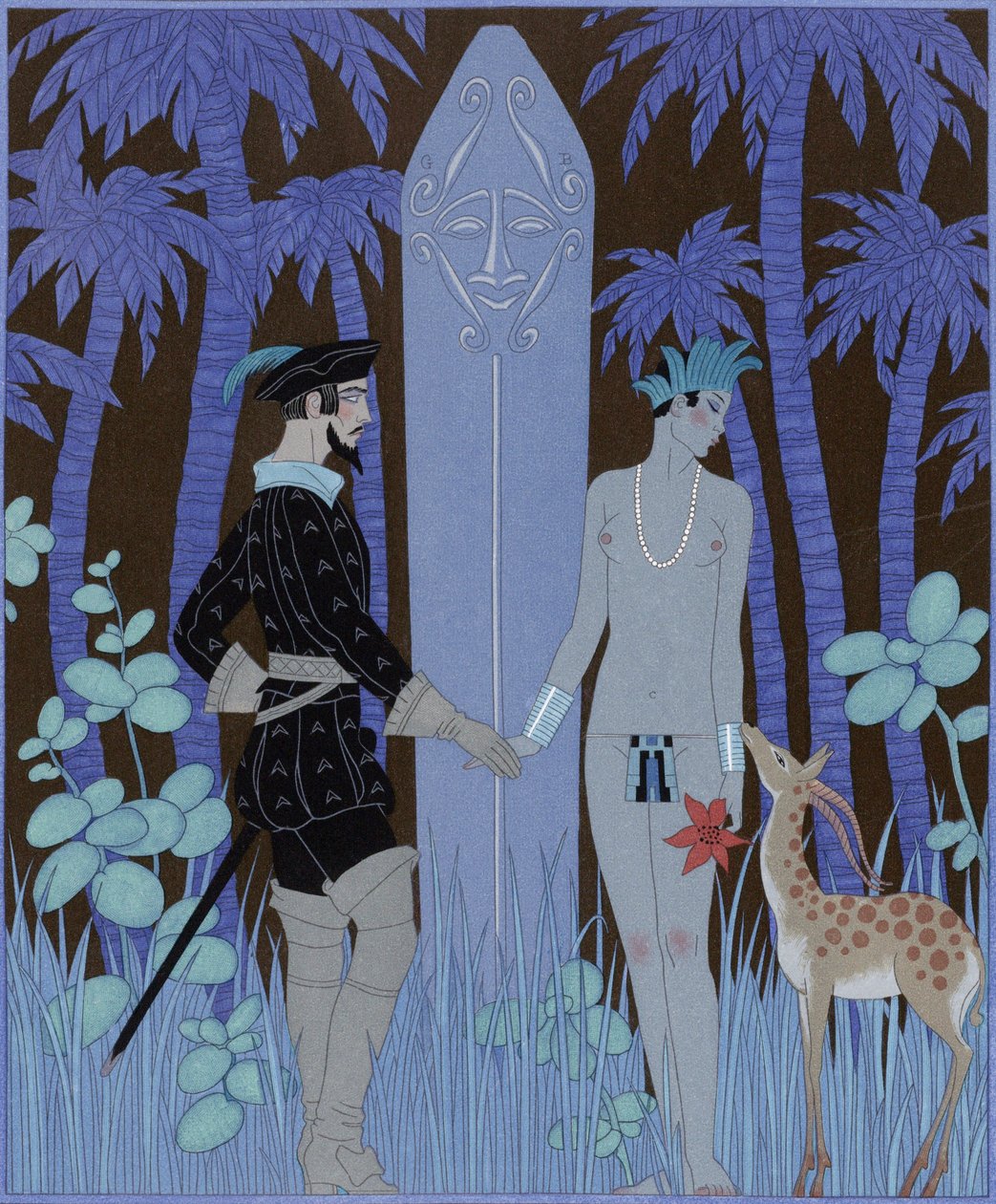 Pocahontas, Princesse (Pocahontas, Princess) de Georges Barbier