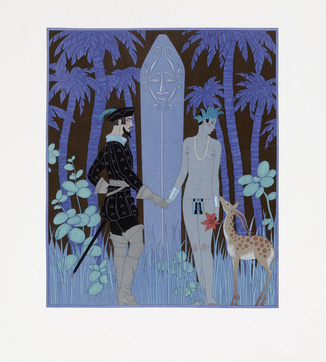 Pocahontas, Princesse (Pocahontas, Princess) de Georges Barbier