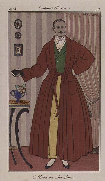 Vestido formal de Georges Barbier