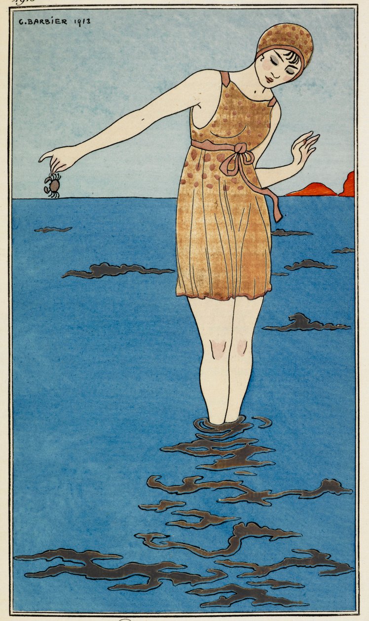 Roupa de banho de Georges Barbier