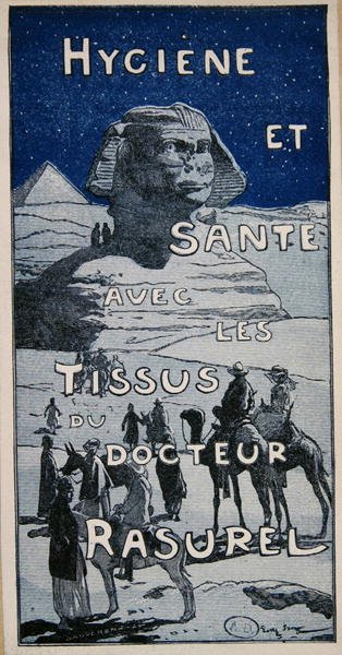 Anúncio para ataduras Doctor Rasurel de Georges Bertin Scott