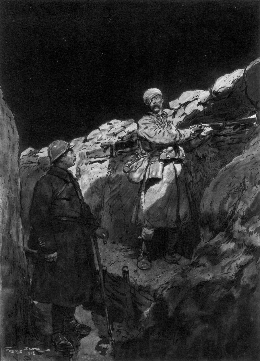 O guardião do castelo, 1915, 1926 de Georges Bertin Scott