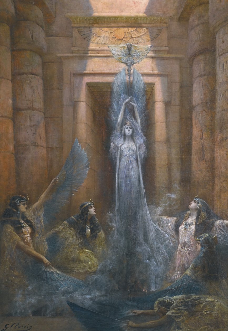 A Deusa Neith de Georges Clairin