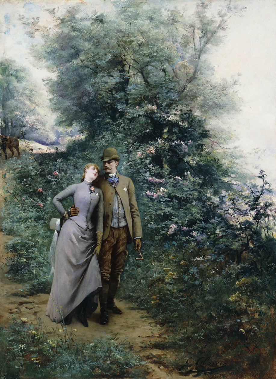 Os Amantes, de Georges Clairin