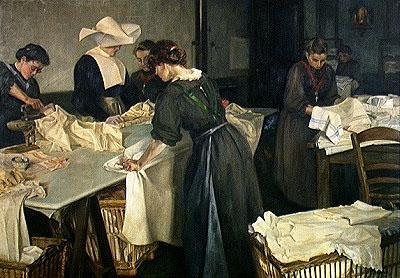 Passagem de roupa no Orfanato de Georges Dervaux
