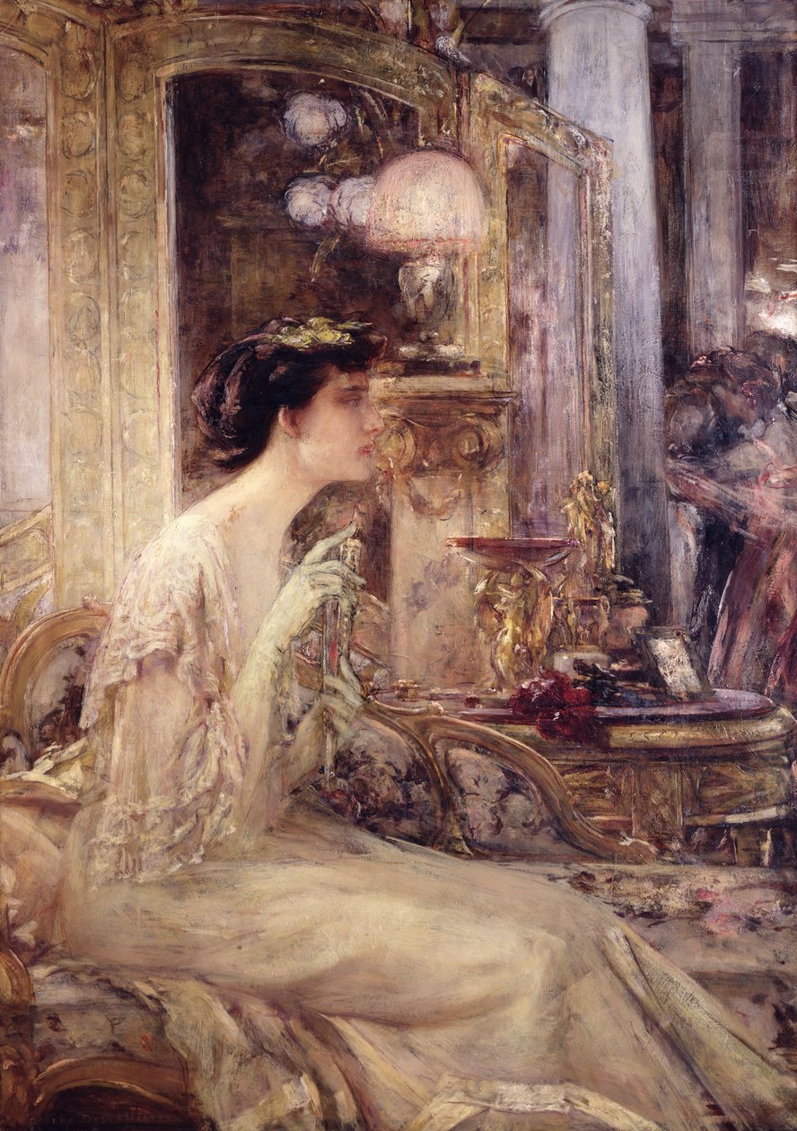 Mademoiselle B (óleo sobre tela) de Georges Desvallieres