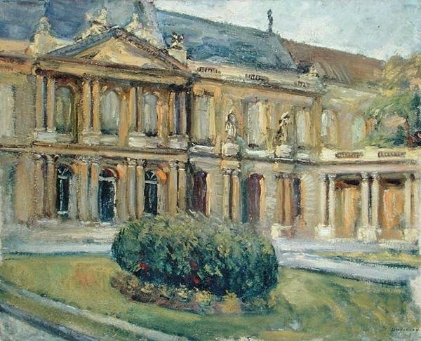 Hotel de Soubise, c.1908 (óleo sobre tela) de Georges Dufrenoy