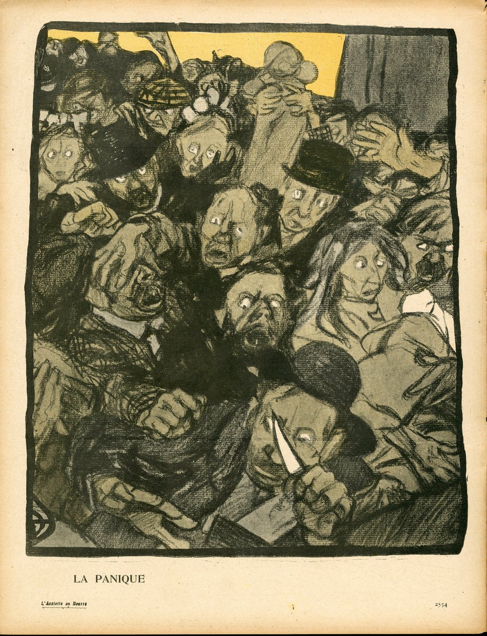 The Butter Plate, número 153, satírico em cores de Georges Dupuis