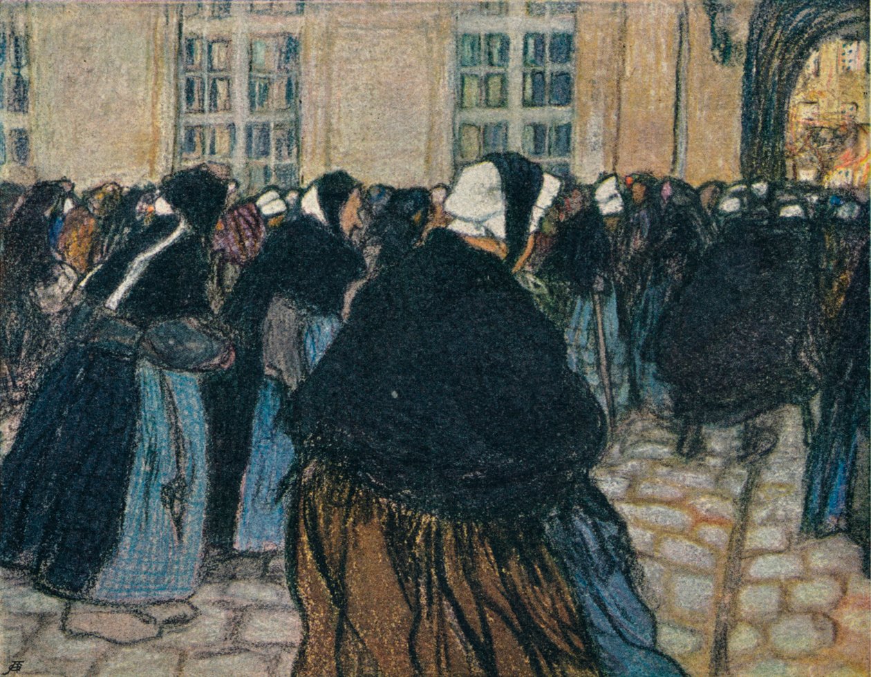 La Rentree A Hospício de La Salpetriere, c1911 de Georges Dupuis