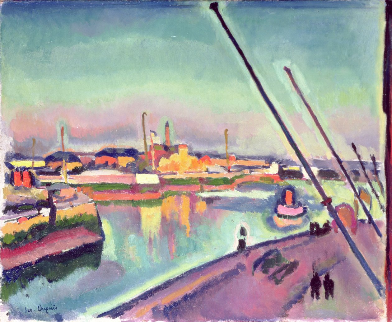 Quai Notre-Dame, Le Havre, 1908 de Georges Dupuis