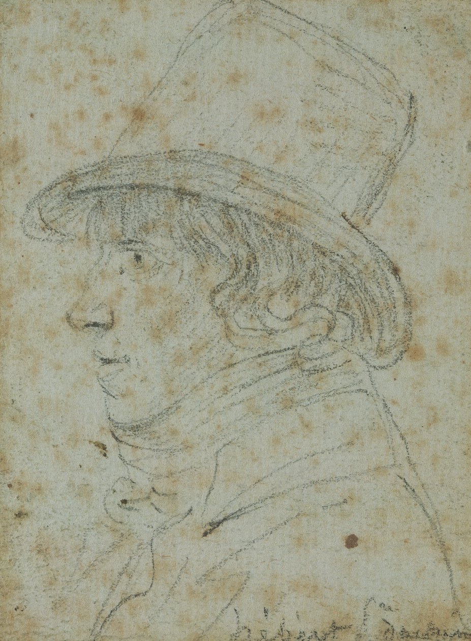 Jacques Hebert (1757-94) (lápis sobre papel) de Georges Francois Gabriel