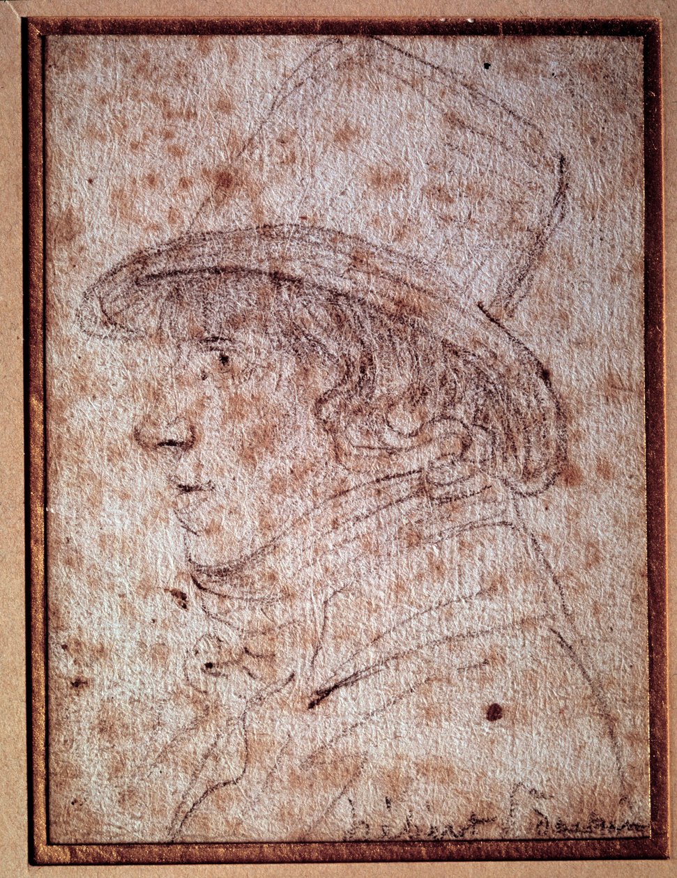 Retrato de Jacques Hebert (1757-1794) jornalista e político revolucionário, fundador do jornal "o pai Duchesne". Desenho de Gabriel de Georges Francois Gabriel