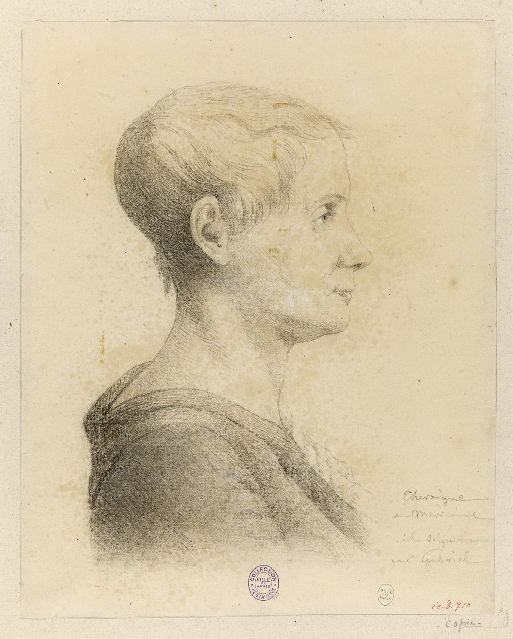 Retrato de Anne-Josèphe Théroigne de Méricot 1762-1817, 1816. de Georges François Marie Gabriel