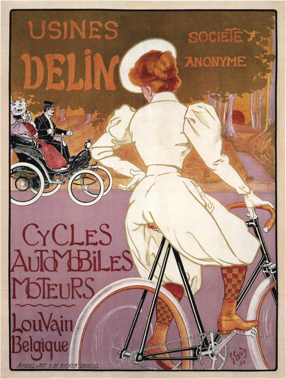 Delin Cycles Automotores Moteurs, 1898 de Georges Gaudy