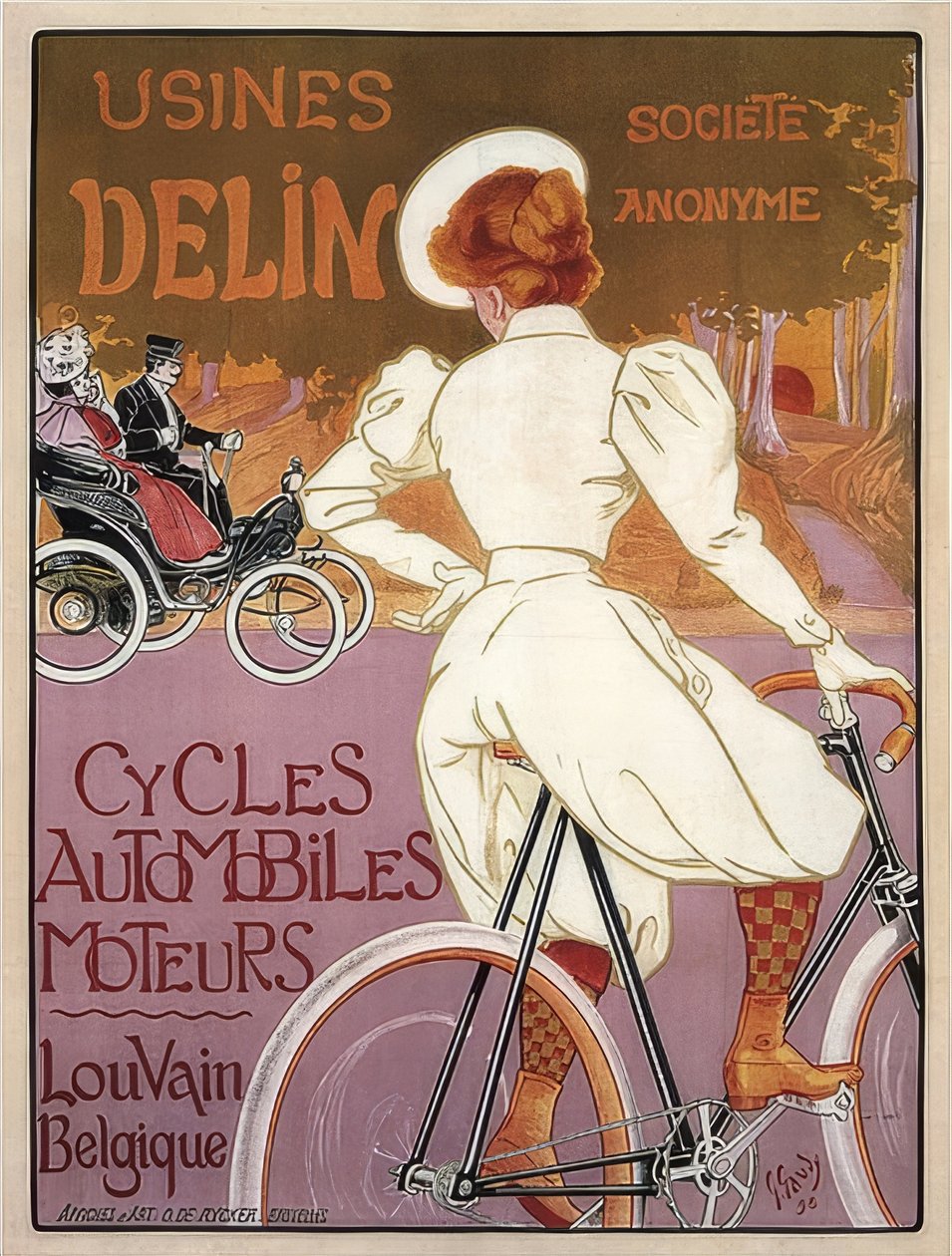 Delin Cycles Automotores Moteurs. 1898 de Georges Gaudy
