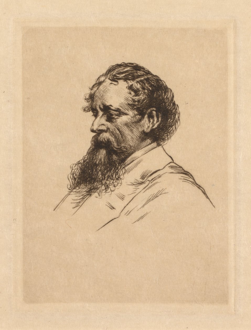 Retrato de Charles Dickens de Georges Gorvel
