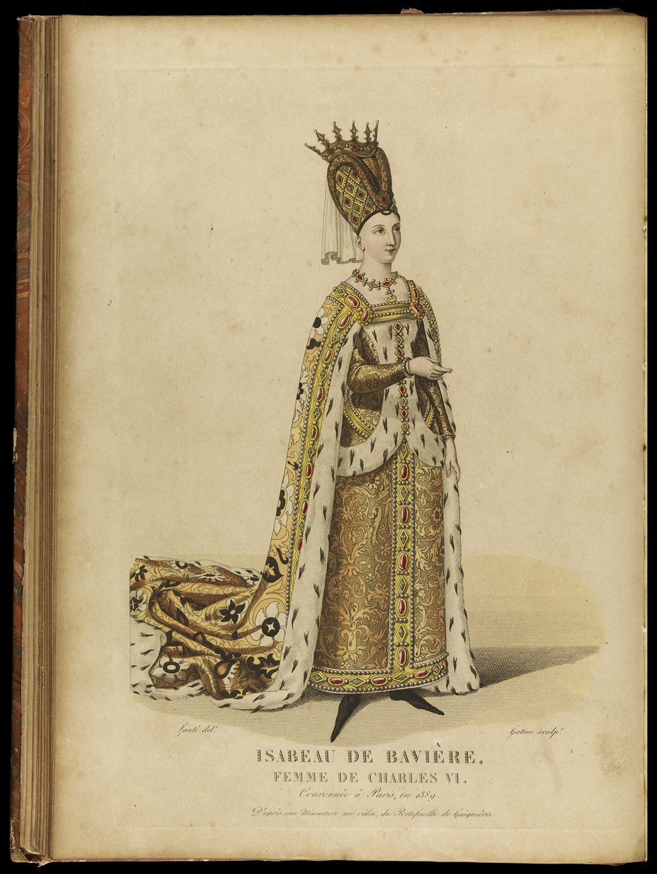 Isabel da Baviera, rainha da França, final do século XVIII. de Georges Jacques Gatine