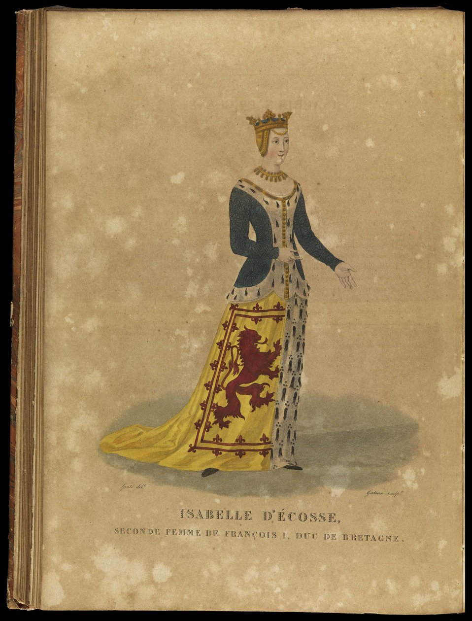 Isabel da Escócia, Duquesa da Bretanha, final do século XVIII. de Georges Jacques Gatine
