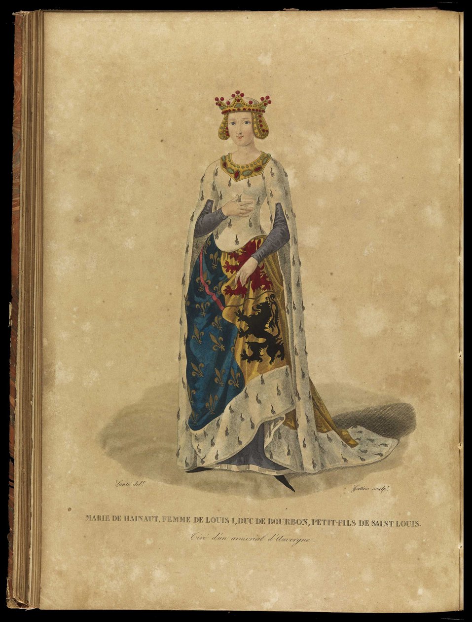 Maria de Avesnes 1280-1354, final do século XVIII. de Georges Jacques Gatine