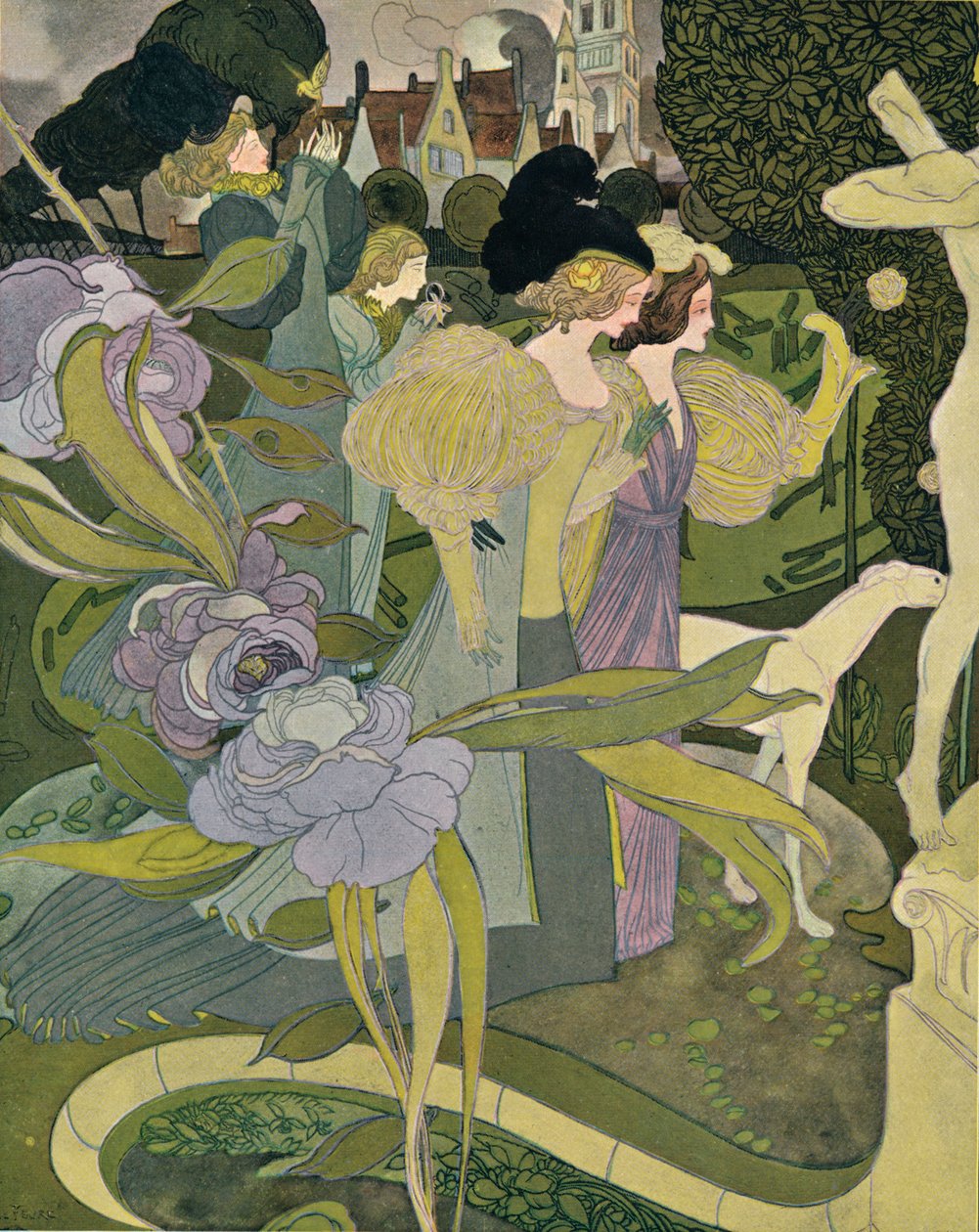 Os Jardins de Armide, c1888-1898, 1898 de Georges Joseph van Sluijters