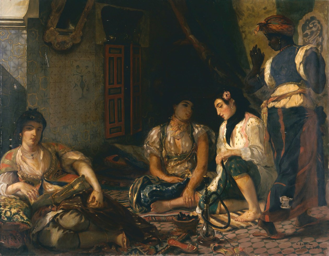 Cena argelina, mulheres de Argel de Georges Jouve
