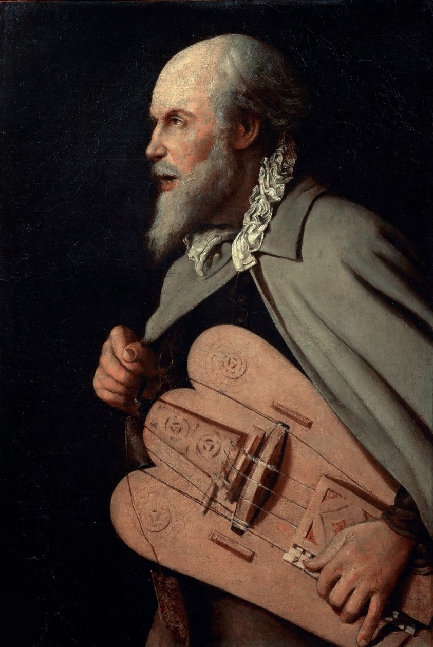 O velho, ca 1620-1625. de Georges La Tour de