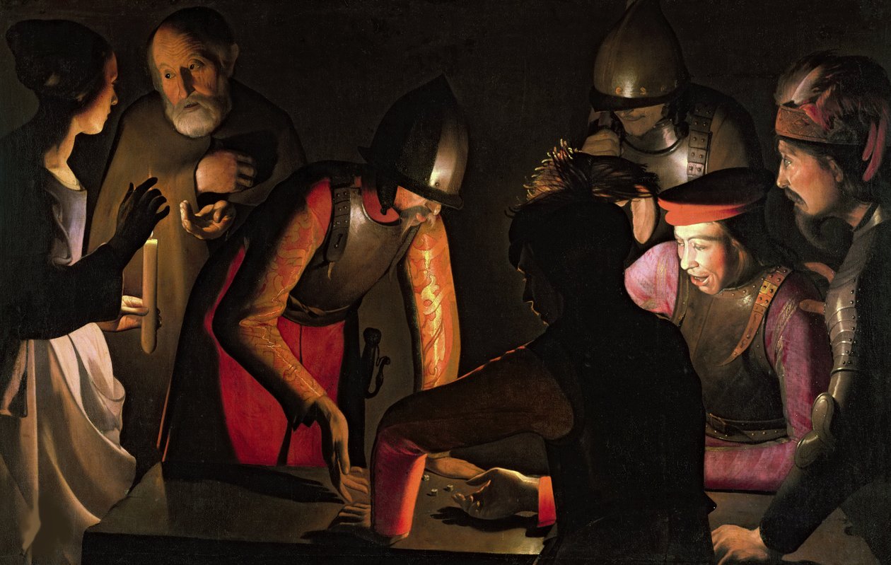 A Negação de São Pedro, 1650. de Georges La Tour de