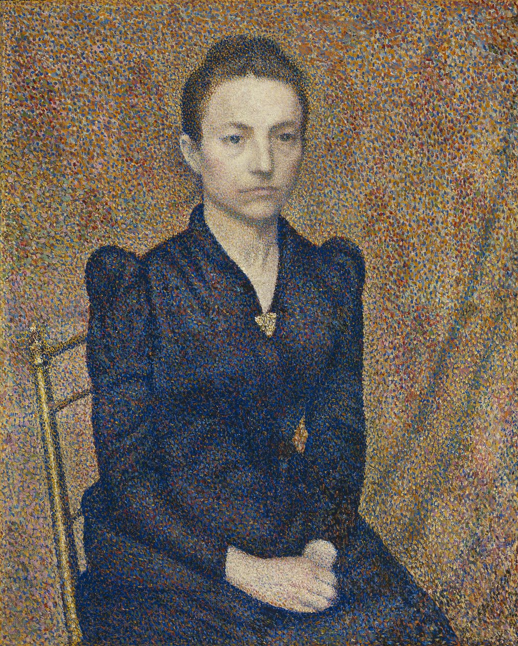 Retrato da irmã do artista, 1891 de Georges Lemmen