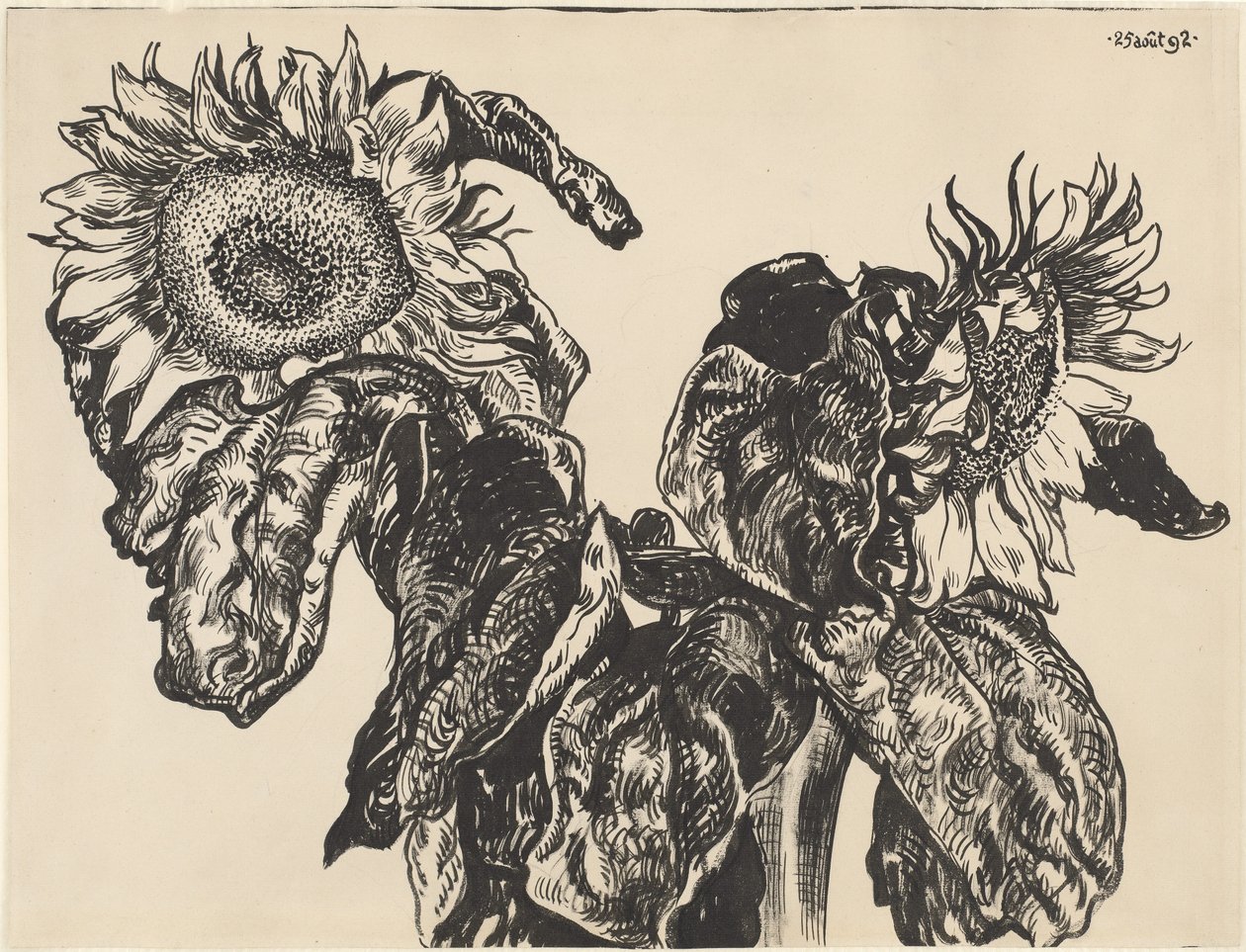 Girassóis de Georges Lemmen