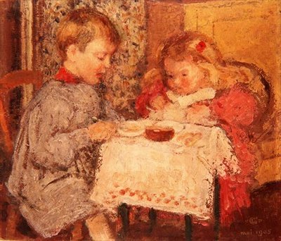O Jantar da Boneca de Georges Lemmen