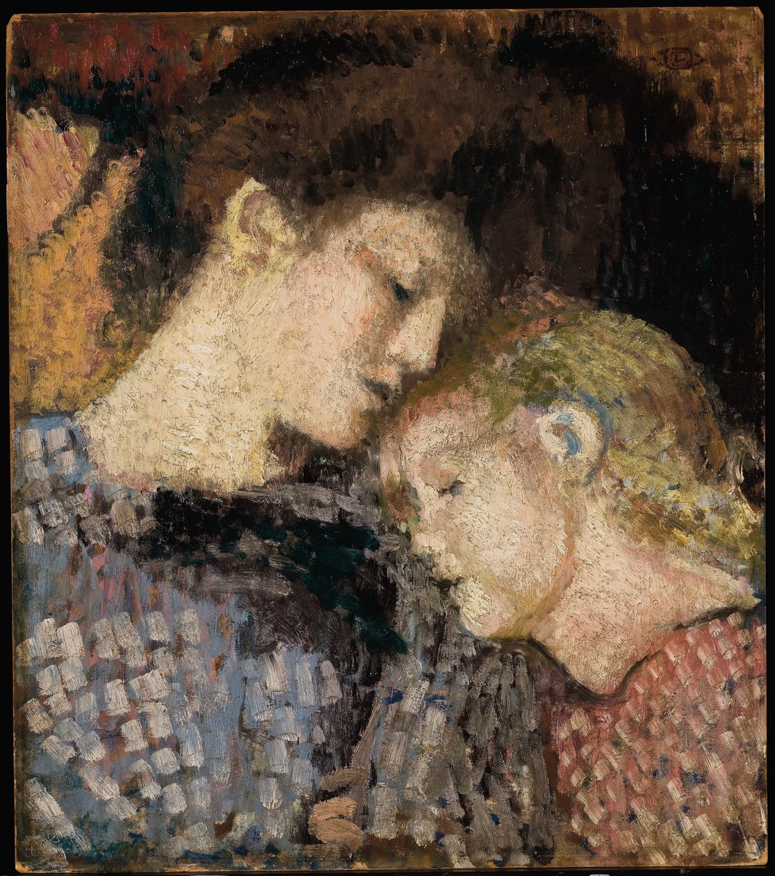 Mulher e criança de Georges Lemmen