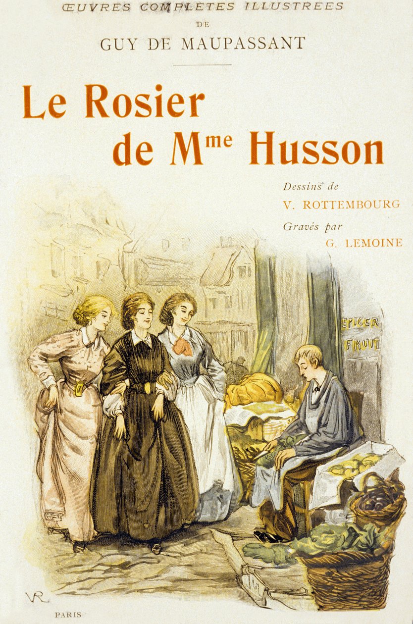 Capa do livro "Le Rosier de Mme Husson" de Guy de Maupassant de Georges Lemoine