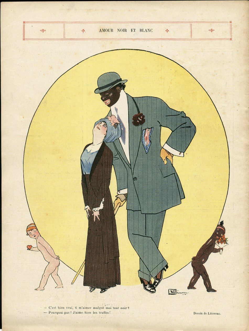 Ilustração de Georges Leonnec (1881-1940) em Le Lire de Georges Leonnec