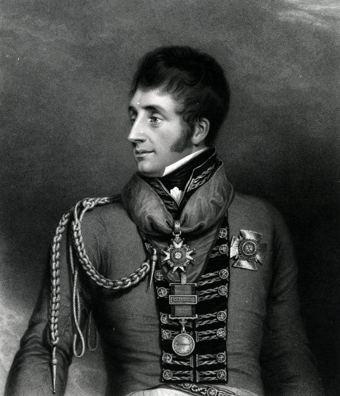 Major General O Honorável Sir William Ponsonby, 1817 de Georges Maile