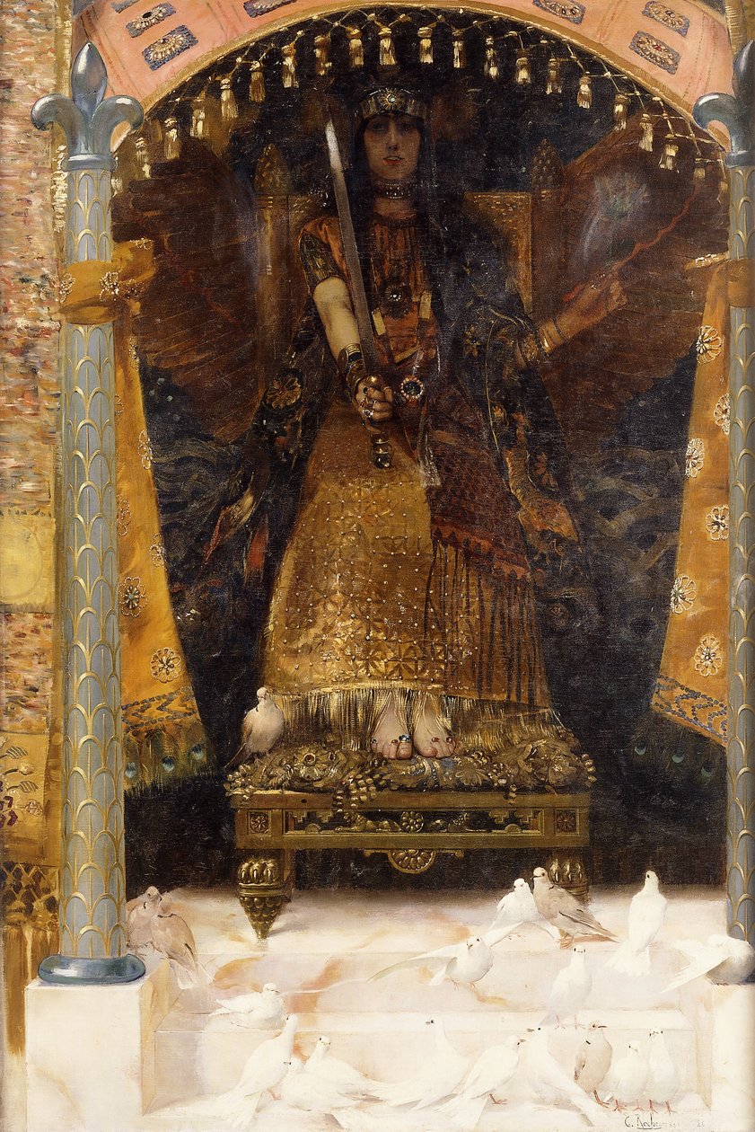 Guerra e Paz, 1886 de Georges Marie Rochegrosse