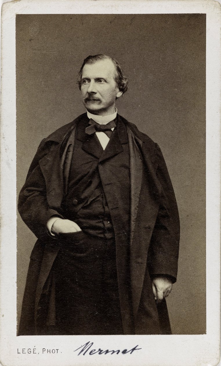 Retrato do Compositor Auguste Mermet 1810-1889. de Georges Mathurin Legé