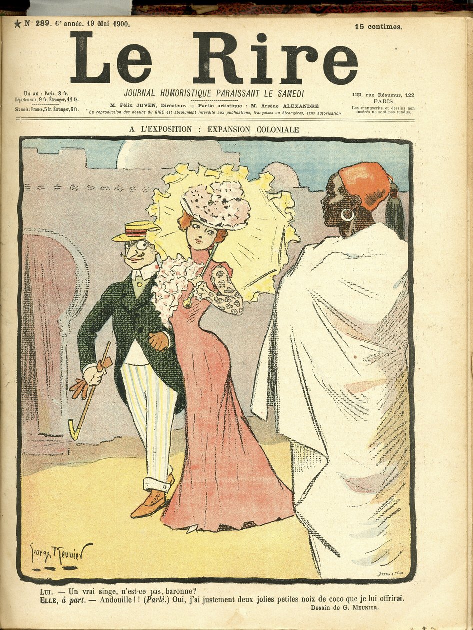 Ilustração de Georges Meunier (1869-1934) para a capa do Le Rire de Georges Meunier