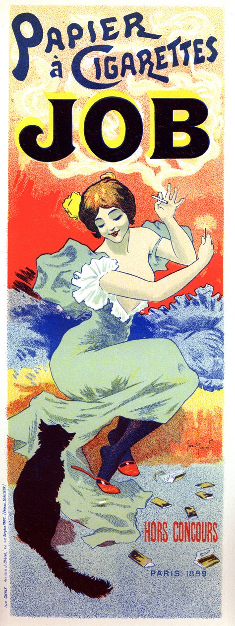 Papel de cigarro de trabalho. Cartaz de Georges Meunier de Georges Meunier