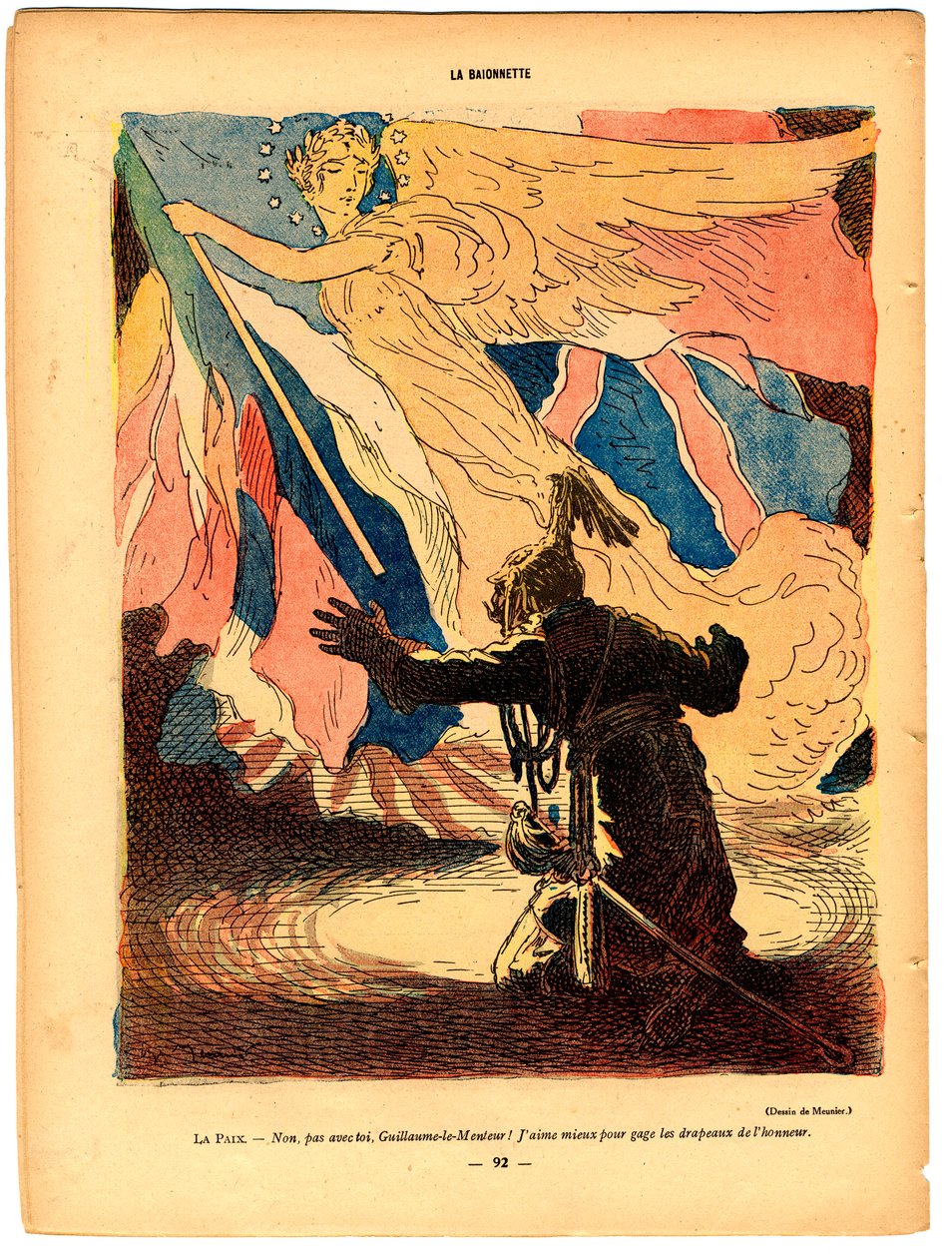 La Baionnette, Satirical em Cores de Georges Meunier