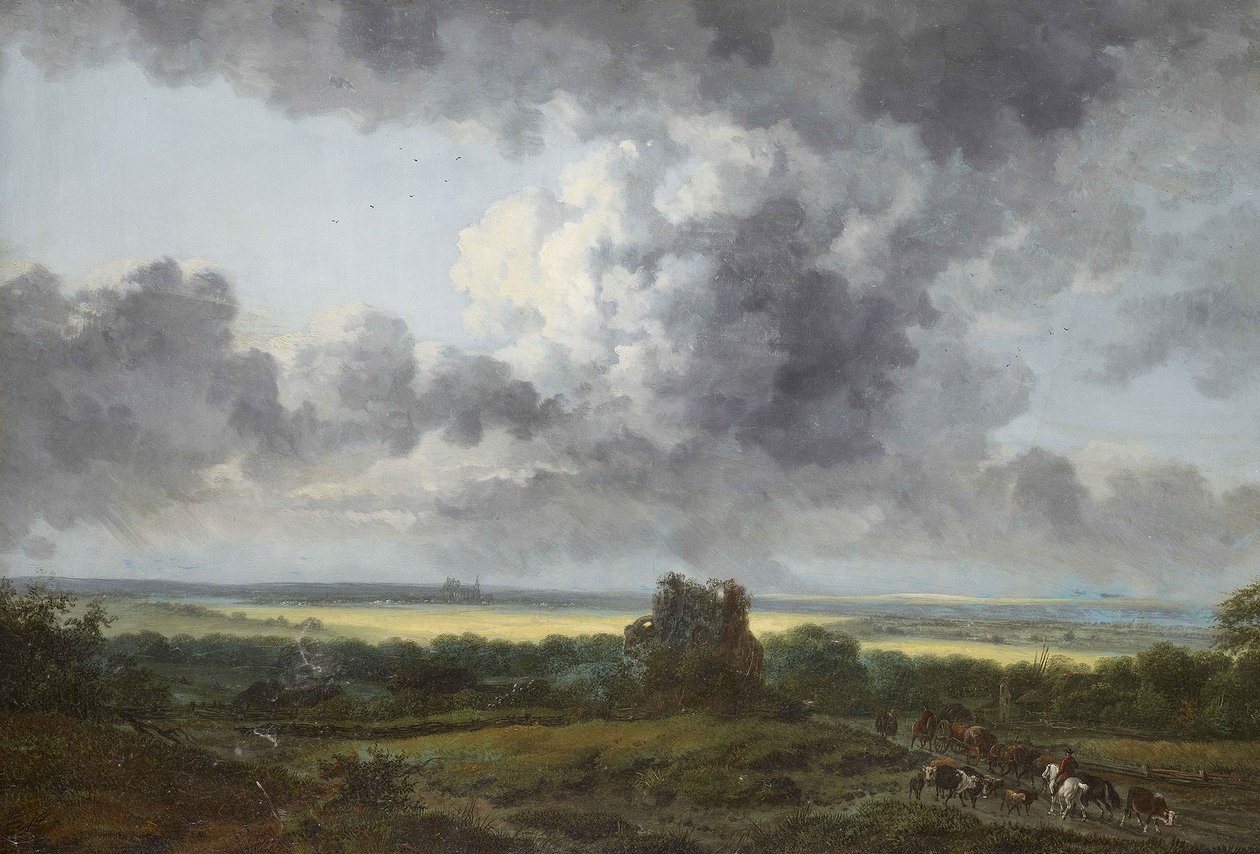 Francês: Paysage, environs de Chartres de Georges Michel