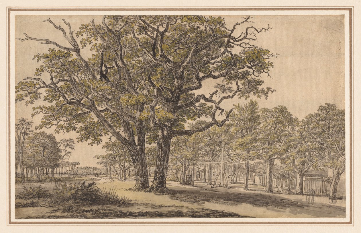 Paisagem (reto) de Georges Michel